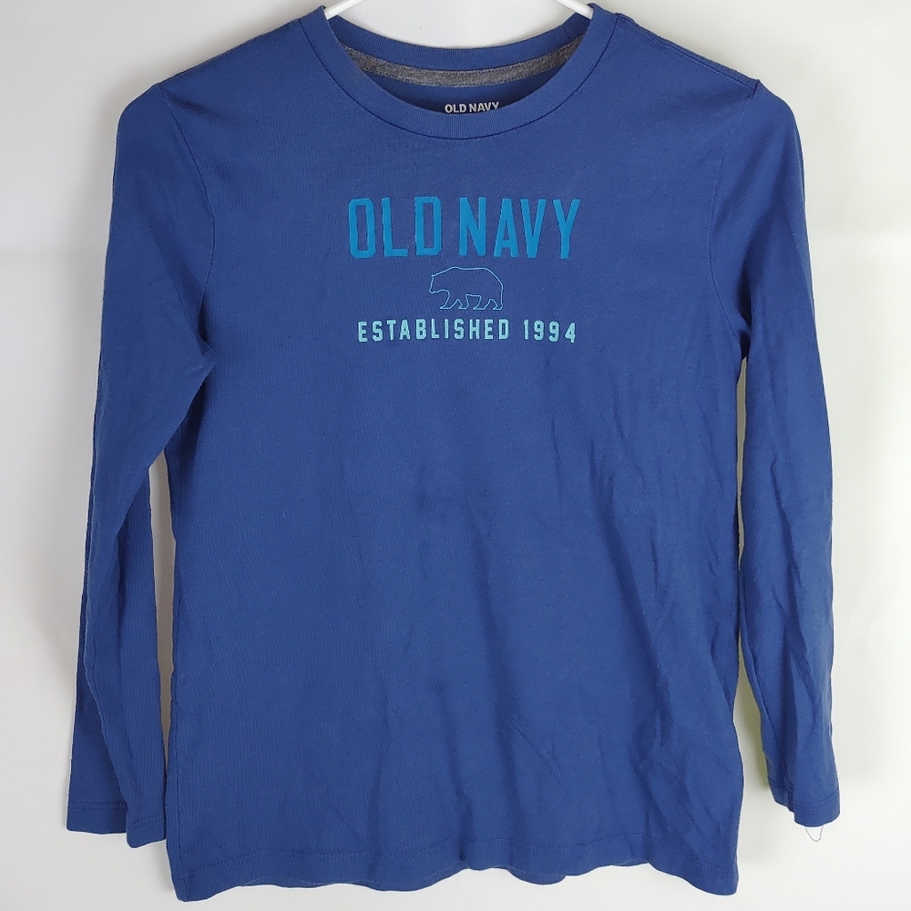 Old Navy Bear T-Shirt Top Boys L Casual Gorpcore Kidcore School Loungewear